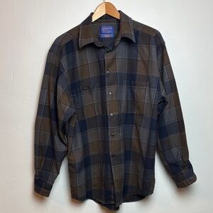 VTG Pendleton 1st Edition The Decade Men’s Shirt Blue Zephyr Cloth 2004 Large